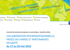 La quatrième université de printemps francophone en santé publique