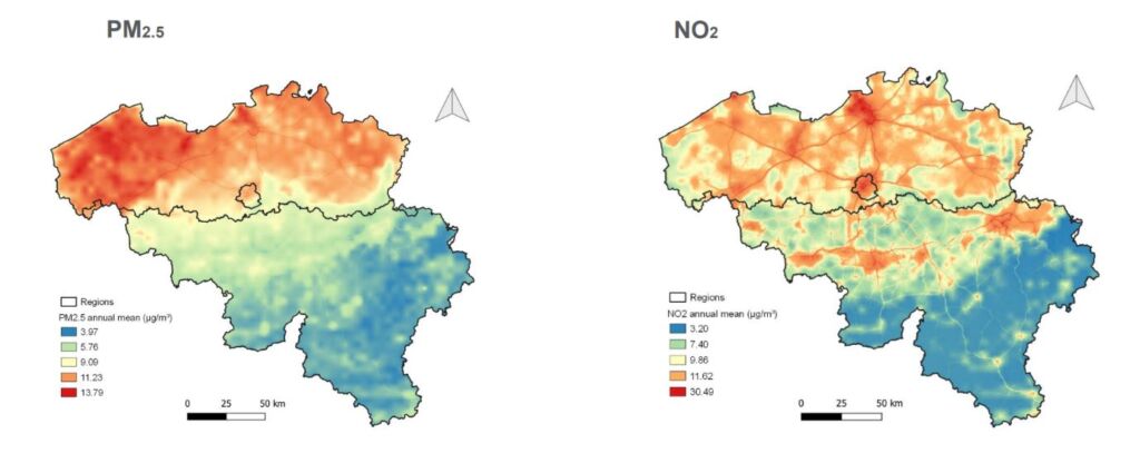 air pollution 2018 sciensano