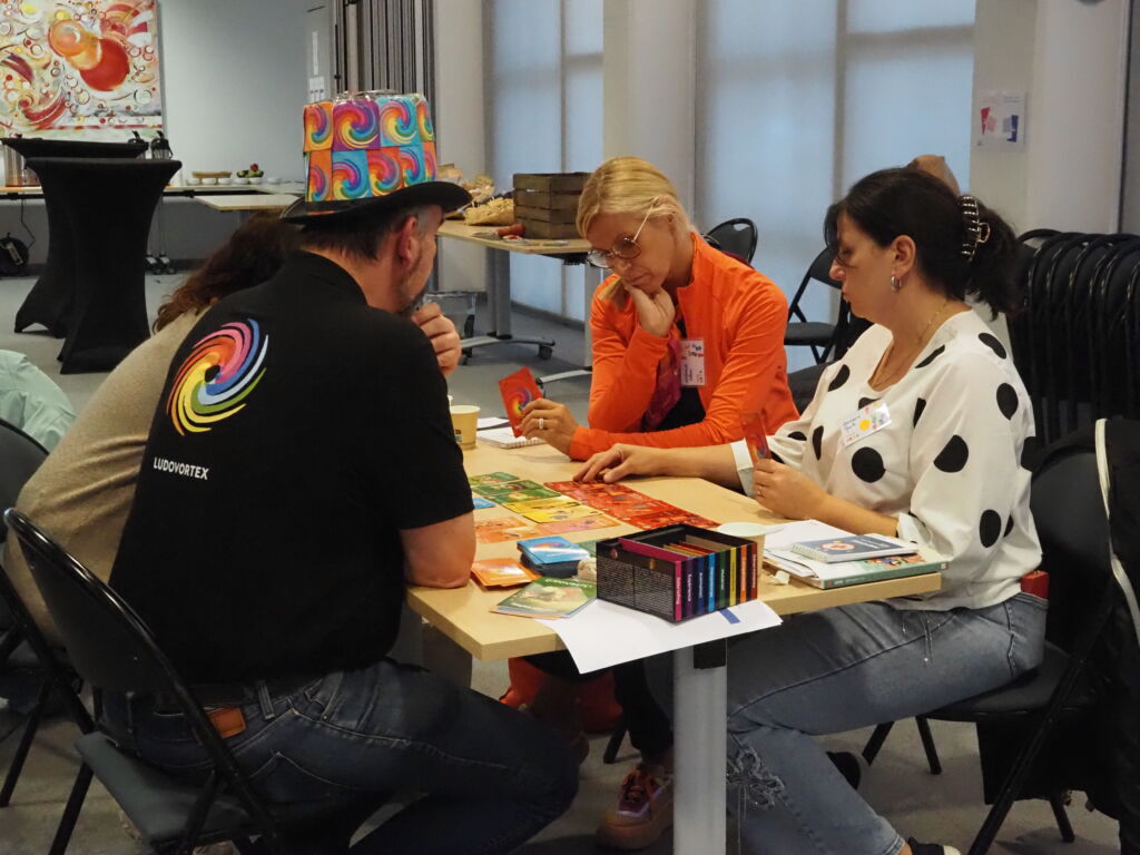 un atelier ludovortex lors de la journée santé en jeu(x) copyright santé en jeux