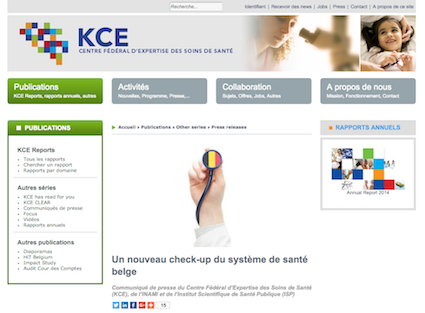 Nouveau ‘check up’ du système de santé belge